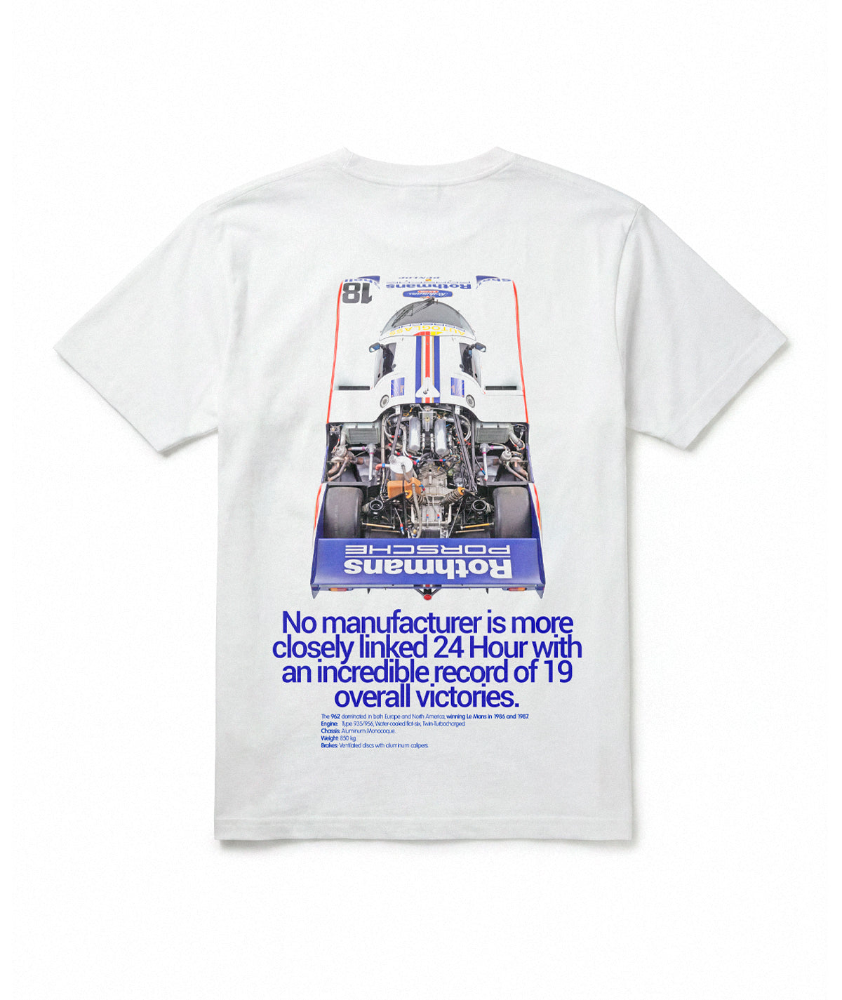 Camiseta 962 “Rothmans” Top View