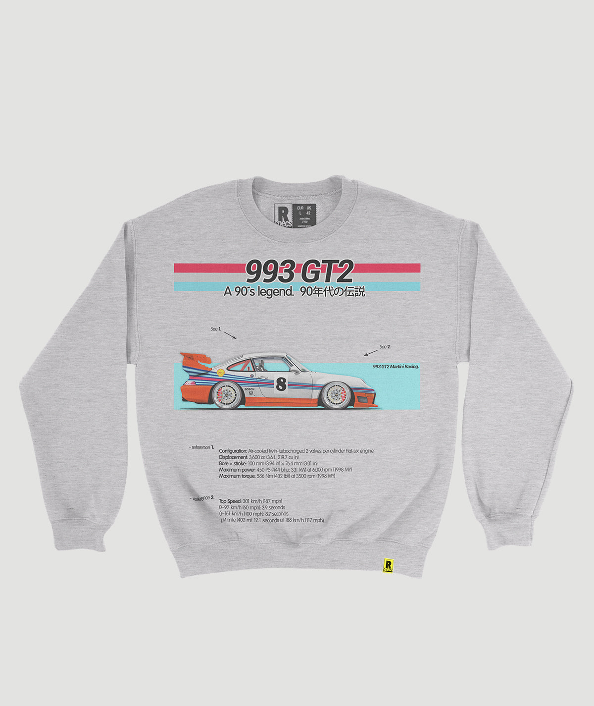Sudadera “993 GT2 MARTINI”