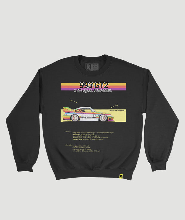Sudadera “993 GT2 Apple Computer Inc” Black