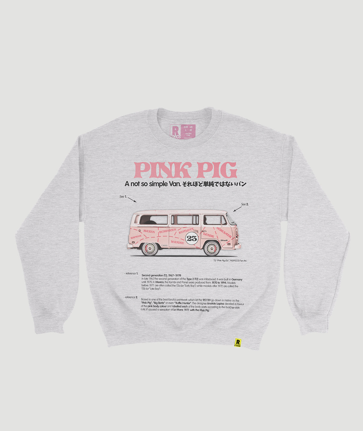 Sudadera “T2 PINK PIG”