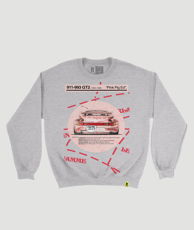 Sudadera “993 GT2 Rear Pink Pig”