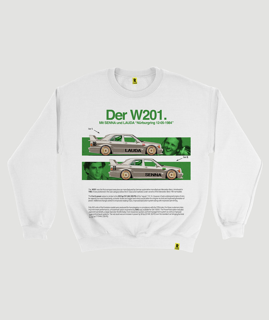Sudadera “W201 SENNA-LAUDA”