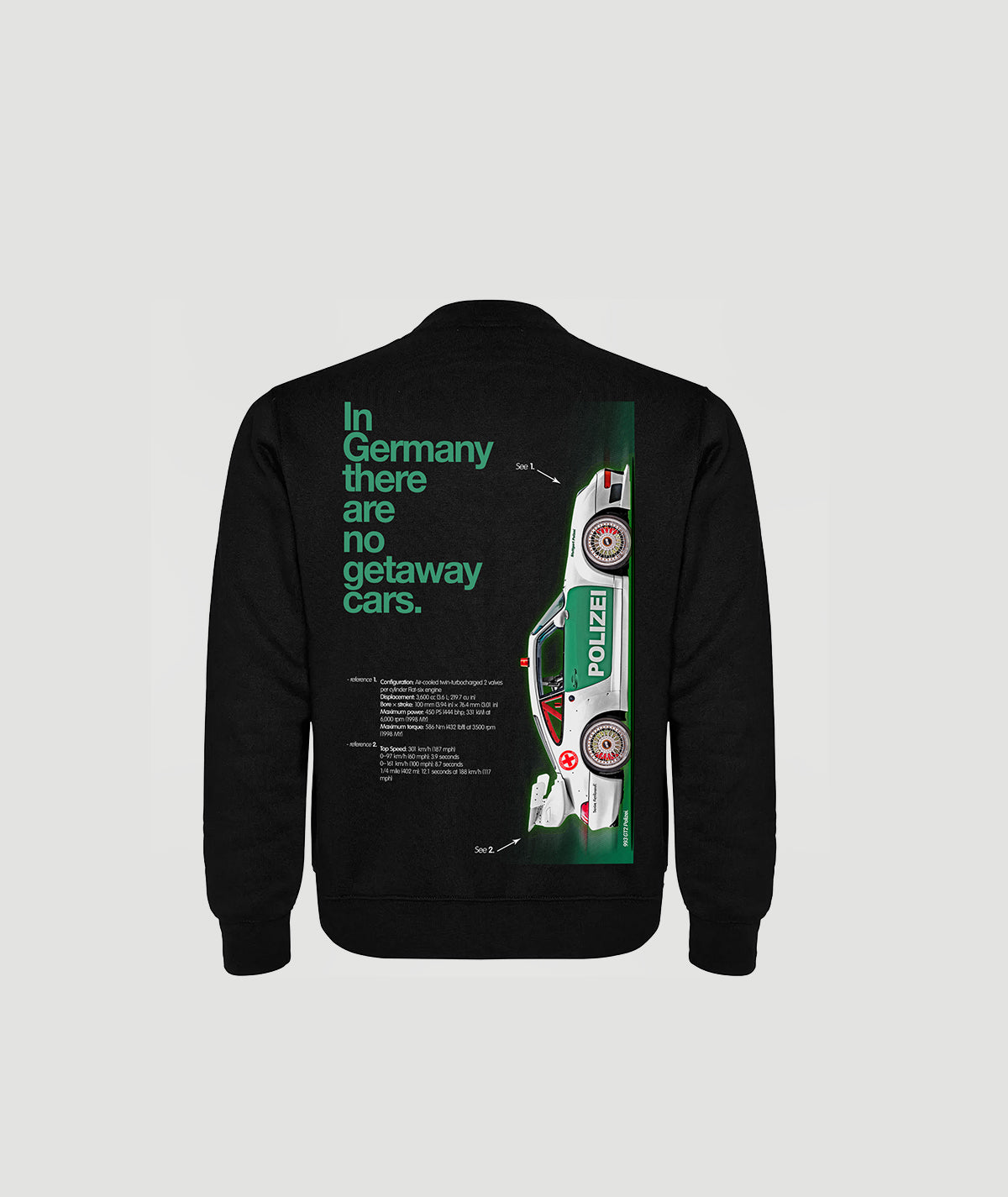 Chaqueta Bomber “993 GT2 POLIZEI Ed”