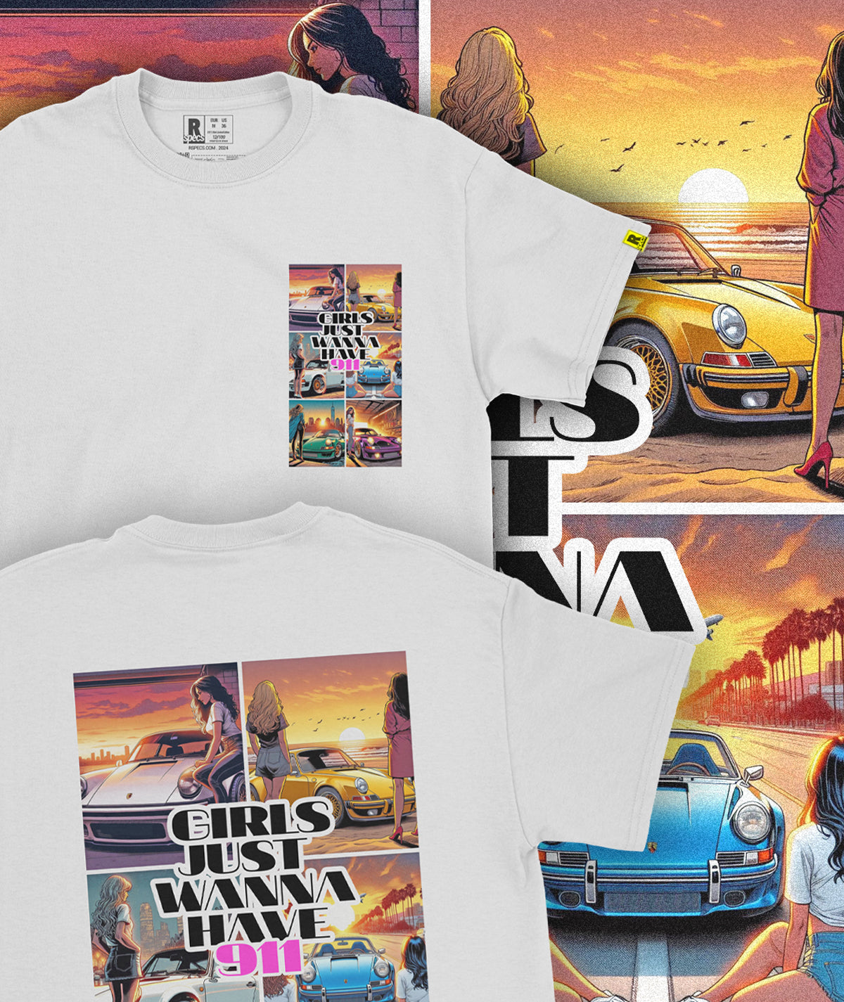 Camiseta “GIRLS JUST WANNA HAVE 911”