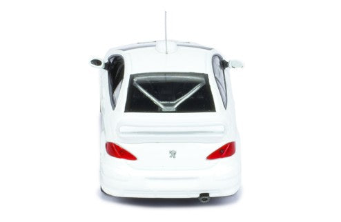 2003 Peugeot 307 WRC + Cuatro Ruedas y Alerón Extra Blanco 1:43 IXO Models MDCS030