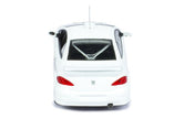 2003 Peugeot 307 WRC + Cuatro Ruedas y Alerón Extra Blanco 1:43 IXO Models MDCS030