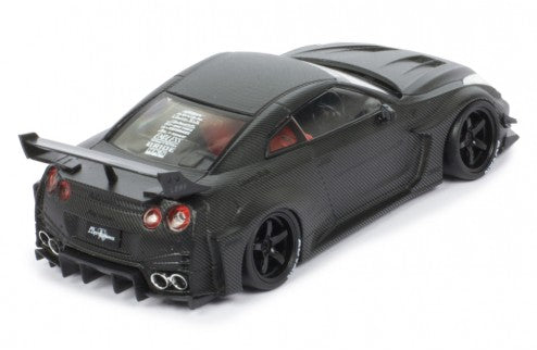 2019 Nissan 35GT-RR LB-Silhouette WORKS GT Basis: GT-R (R35) Negro 1:43 IXO Models MOC314