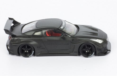 2019 Nissan 35GT-RR LB-Silhouette WORKS GT Basis: GT-R (R35) Negro 1:43 IXO Models MOC314