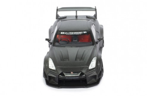 2019 Nissan 35GT-RR LB-Silhouette WORKS GT Basis: GT-R (R35) Negro 1:43 IXO Models MOC314