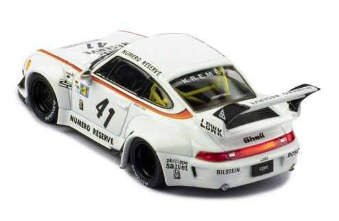 1995 Porsche 911 (993) RWB LBWK Nº41 Blanco 1:43 IXO Models MOC322