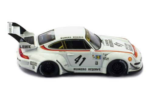 1995 Porsche 911 (993) RWB LBWK Nº41 Blanco 1:43 IXO Models MOC322
