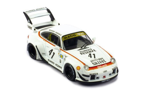1995 Porsche 911 (993) RWB LBWK Nº41 Blanco 1:43 IXO Models MOC322