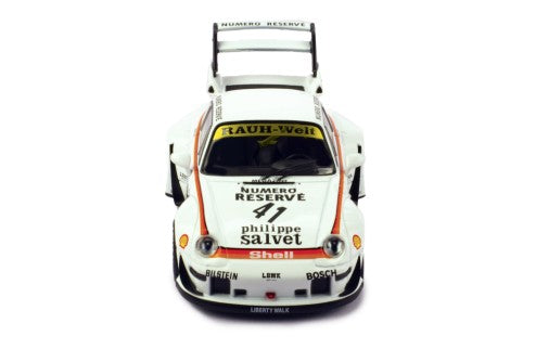 1995 Porsche 911 (993) RWB LBWK Nº41 Blanco 1:43 IXO Models MOC322