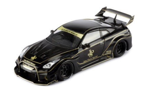 2019 Nissan 35GT RR JSP LB-Silhouette Works GT RHD Jon Player Special Negro/Dorado 1:43 IXO Models MOC330.22