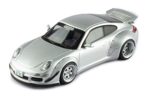 2023 Porsche 911 (997) RWB Rauh-Welt Plateado 1:43 IXO Models MOC337.22