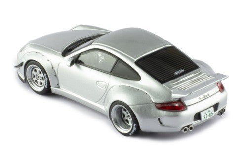 2023 Porsche 911 (997) RWB Rauh-Welt Plateado 1:43 IXO Models MOC337.22