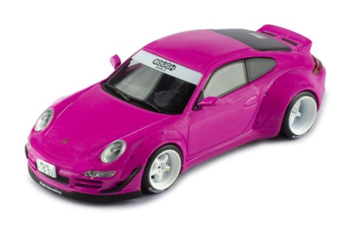 2023 Porsche 911 (997) RWB Rauh-Welt Rosa Metalizado 1:43 IXO Models MOC338.22