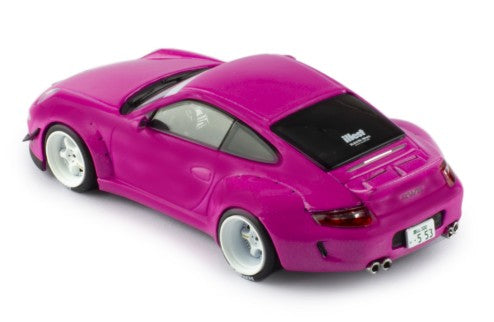 2023 Porsche 911 (997) RWB Rauh-Welt Rosa Metalizado 1:43 IXO Models MOC338.22