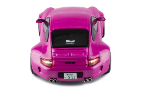 2023 Porsche 911 (997) RWB Rauh-Welt Rosa Metalizado 1:43 IXO Models MOC338.22
