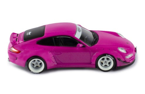 2023 Porsche 911 (997) RWB Rauh-Welt Rosa Metalizado 1:43 IXO Models MOC338.22