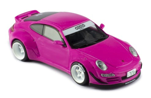 2023 Porsche 911 (997) RWB Rauh-Welt Rosa Metalizado 1:43 IXO Models MOC338.22
