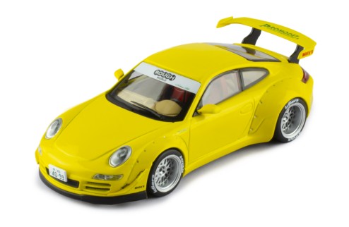 2023 Porsche 911 (997) Notting Hill RWB Rauh-Welt Amarillo 1:43 IXO Models MOC339.22