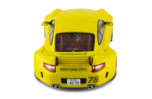 2023 Porsche 911 (997) Notting Hill RWB Rauh-Welt Amarillo 1:43 IXO Models MOC339.22