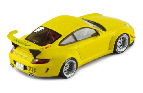 2023 Porsche 911 (997) Notting Hill RWB Rauh-Welt Amarillo 1:43 IXO Models MOC339.22