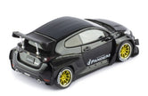 2022 Toyota GR Yaris Pandem Negro 1:43 IXO Models MOC340.22