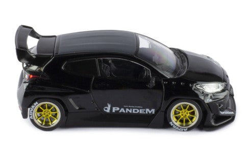2022 Toyota GR Yaris Pandem Negro 1:43 IXO Models MOC340.22