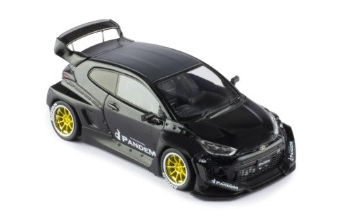2022 Toyota GR Yaris Pandem Negro 1:43 IXO Models MOC340.22