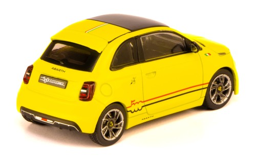 2024 Fiat 500e Abarth Amarillo 1:43 IXO Models MOC346.22
