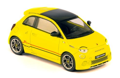 2024 Fiat 500e Abarth Amarillo 1:43 IXO Models MOC346.22
