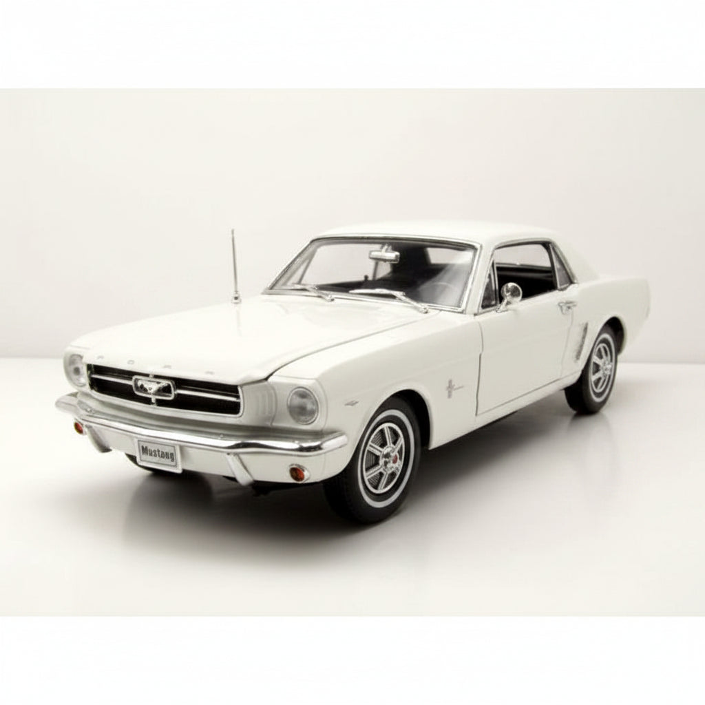 1964 Ford Mustang 1-2 Coupé Blanco 1:18 Welly 12519