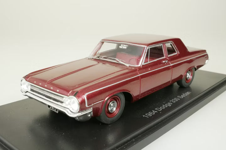 1964 Dodge 330 Sedan Granate Metalizado 1:43 NEO Scale Models 47223