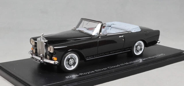 1963 Rolls-Royce Silver Cloud III Mulliner Park Ward DHC Negro 1:43 NEO Scale Models 44197
