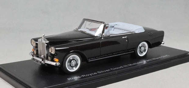 1963 Rolls-Royce Silver Cloud III Mulliner Park Ward DHC Negro 1:43 NEO Scale Models 44197