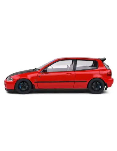 1991 Honda Civic (EG6) Spoon Version Rojo/Negro 1:18 Solido S1810403