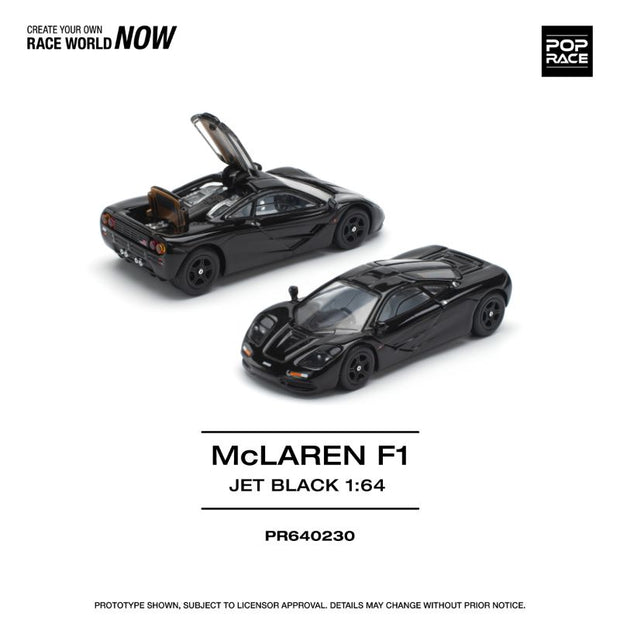 1993 McLaren F-1 Road Car Negro 164 Pop Race PR640230