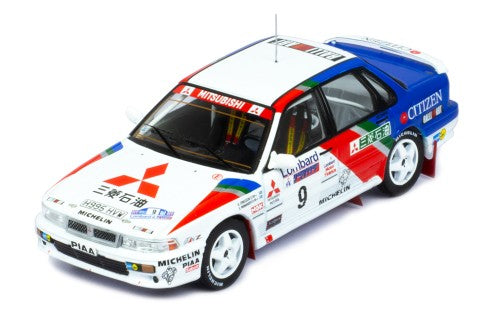 1990 Mitsubishi Galant VR-4 Nº9 Eriksson/Parmander RAC Rallye 1:43 IXO Models RAC346LQ