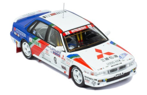 1990 Mitsubishi Galant VR-4 Nº9 Eriksson/Parmander RAC Rallye 1:43 IXO Models RAC346LQ