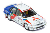 1990 Mitsubishi Galant VR-4 Nº9 Eriksson/Parmander RAC Rallye 1:43 IXO Models RAC346LQ