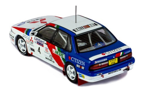 1990 Mitsubishi Galant VR-4 Nº4 Vatanen/Berglund RAC Rallye 1:43 IXO Models RAC347LQ
