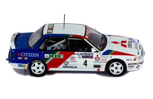 1990 Mitsubishi Galant VR-4 Nº4 Vatanen/Berglund RAC Rallye 1:43 IXO Models RAC347LQ