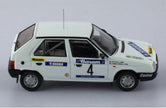 1989 Skoda Favorit 136 L Nº4 Krecek/Borivoj Rallye Valasskaa Zima 1:43 IXO Models RAC407A.22