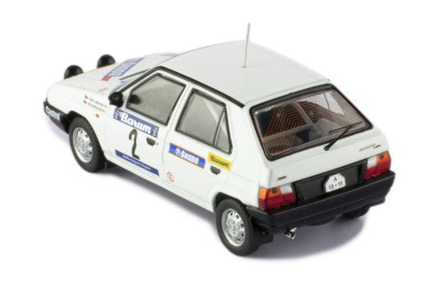 1989 Skoda Favorit 136 L Nº2 Sibera/Gross Rallye Valasskaa Zima 1:43 IXO Models RAC407B.22