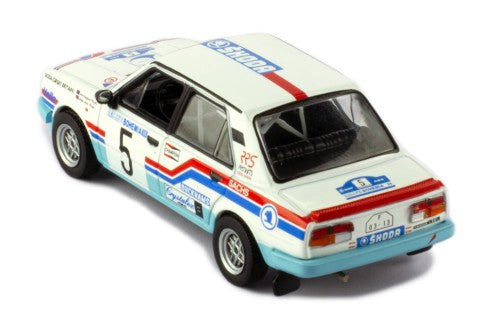 1988 Skoda 130 L Nº 5 Haugland/Willis Rallye Bohemia 1:43 IXO Models RAC408B