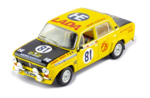 1977 Lada 1600 R Nº81 Brundza/Brum Rally Acropolis 1:43 IXO Models RAC410.22