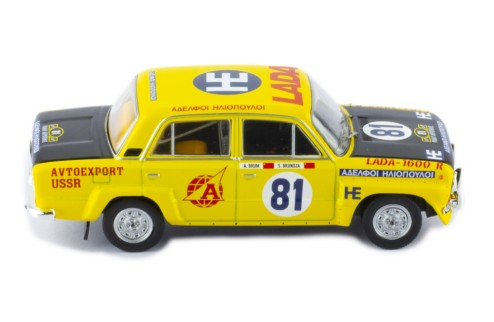 1977 Lada 1600 R Nº81 Brundza/Brum Rally Acropolis 1:43 IXO Models RAC410.22