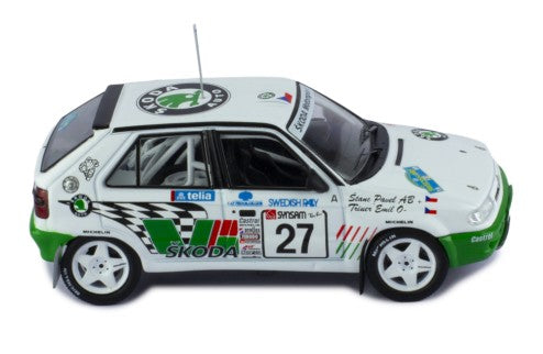 1995 Skoda Felicia Kit Car Nº27 Triner/Stanc Rally Suecia 1:43 IXO Models RAC413A